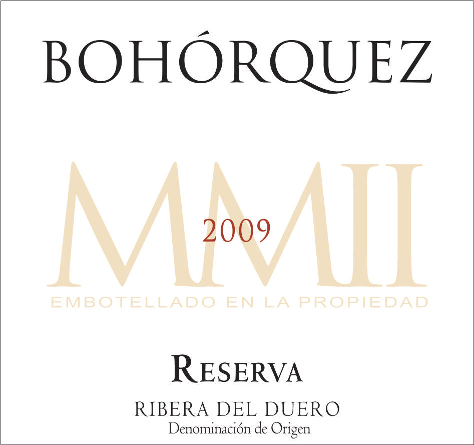 Bodegas Bohorquez - Bohorquez Reserva '09