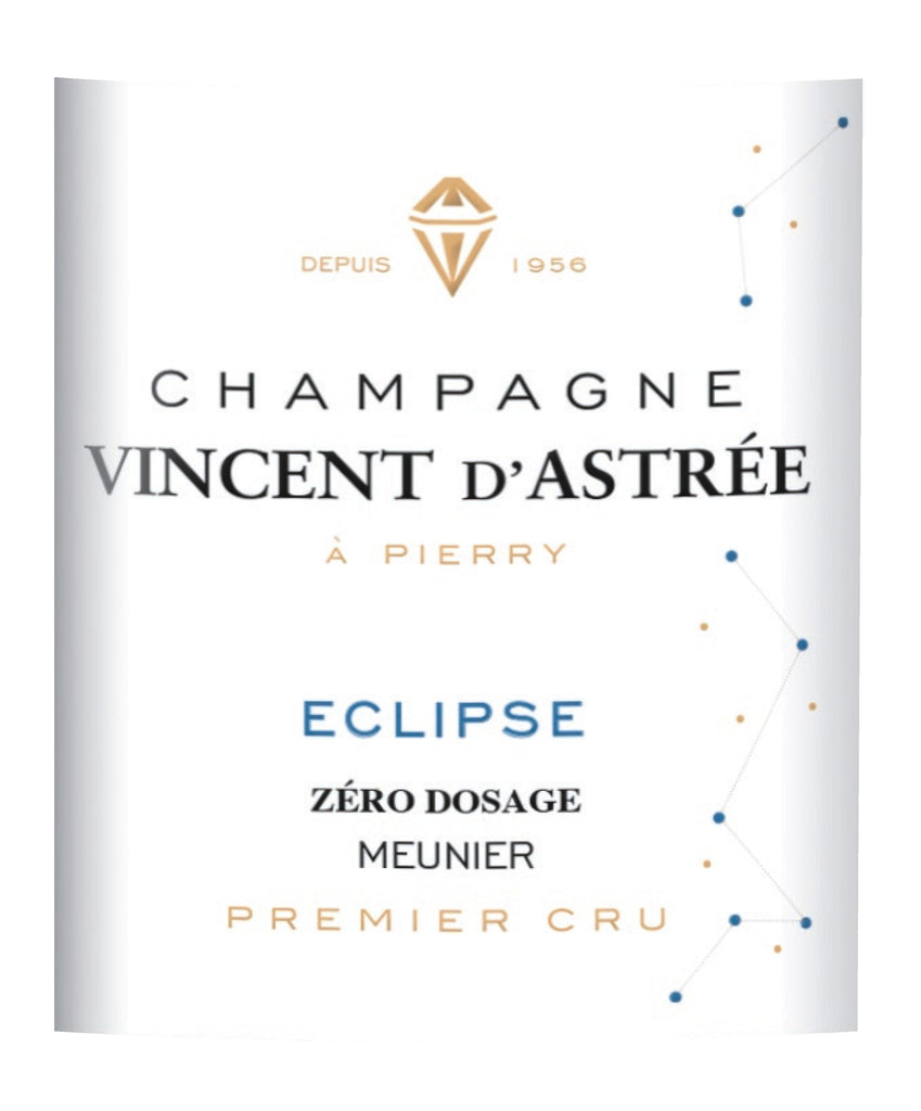 Champagne Vincent d'Astree Eclipse Zero Dosage 1er Cru NV
