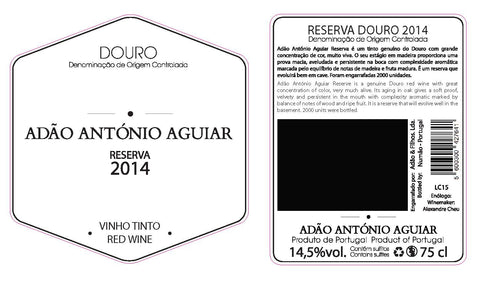 Adao Antonio Aguiar Reserva Douro '14
