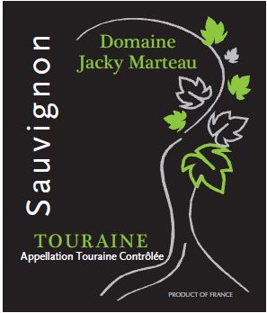 Domaine Jacky Marteau Touraine Sauvignon Blanc '21